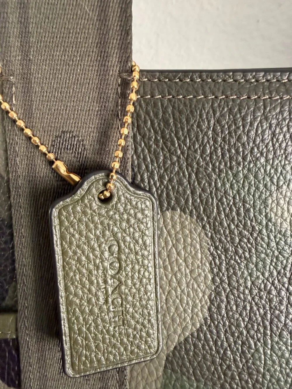 Coach Camo Large Smith Tote Bag With Camo Print - like new without tags